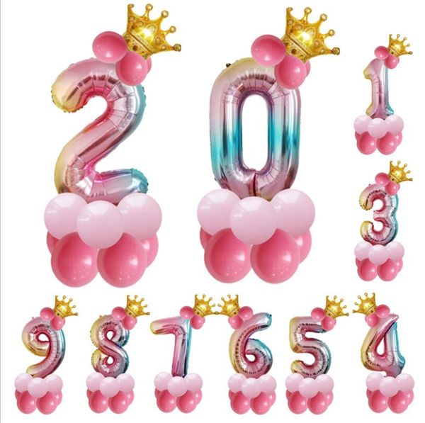 13pcs/set birthday balloons rainbow number foil balloons kids 1st birthday party decorations balloons happy birthday balloon
13pcs/set birthday balloons rainbow number foil balloons kids 1st birthday party decorations balloons happy birthday balloon