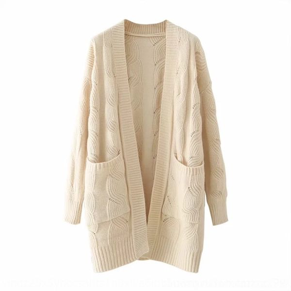 0in1z 20254 sweater sweater length cardigan new autumn new lazy wind long sleeve big pocket medium woman knitting jacket jacket 3camv, White;black
0in1z 20254 sweater sweater length cardigan new autumn new lazy wind long sleeve big pocket medium woman knitting jacket jacket 3camv, White;black