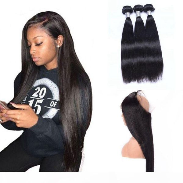 brazilian straight hair weave 3 bundles with 360 frontal virgin human hair pre plucked 360 lace frontal with bundles, Black;brown
brazilian straight hair weave 3 bundles with 360 frontal virgin human hair pre plucked 360 lace frontal with bundles, Black;brown