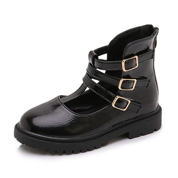 children casual leather 2021 spring autumn roman style girls casual shoes soft bottom non-slip outdoor kids middle shoes, Black;grey
children casual leather 2021 spring autumn roman style girls casual shoes soft bottom non-slip outdoor kids middle shoes, Black;grey