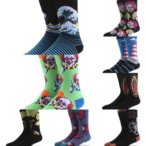 uiwnu oil painting personality tide series men's medium hose socks winter painting character autumn cotton socksoil new cotton socks so, Black
uiwnu oil painting personality tide series men's medium hose socks winter painting character autumn cotton socksoil new cotton socks so, Black