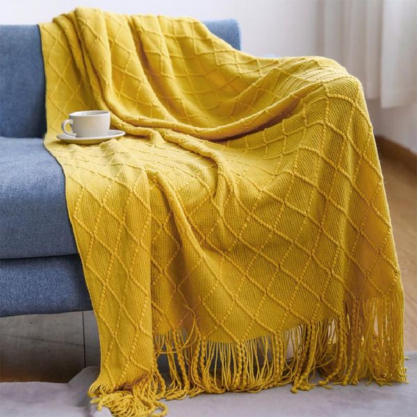 blankets nordic knitted throw blanket soft plaid tassel bed spread grey yellow blue pink green sofa cover
blankets nordic knitted throw blanket soft plaid tassel bed spread grey yellow blue pink green sofa cover