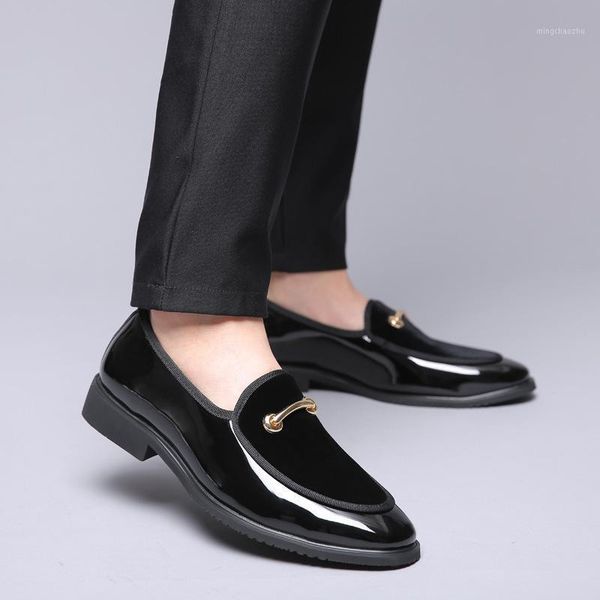 dress shoes 2021 autumn est fashion men formal wedding party pointed toe business loafers oxford c1-621, Black
dress shoes 2021 autumn est fashion men formal wedding party pointed toe business loafers oxford c1-621, Black