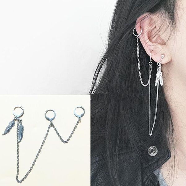 stud 1pc succinct men womens girls ladies three ear holesjewelry earring stainless steel chain btsarmy earrings, Golden;silver
stud 1pc succinct men womens girls ladies three ear holesjewelry earring stainless steel chain btsarmy earrings, Golden;silver