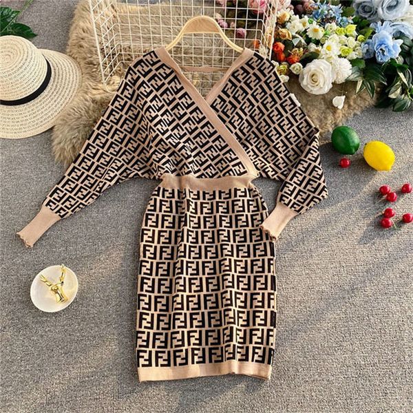 sweater dress v-neck knitted dress women 2020 autumn and winter new temperament long-sleeved slim mid-length sweater bag hip bottom skirt ne, Black;gray
sweater dress v-neck knitted dress women 2020 autumn and winter new temperament long-sleeved slim mid-length sweater bag hip bottom skirt ne, Black;gray