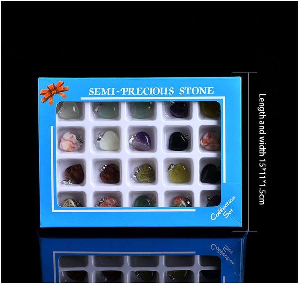20-in-1 suit natural rock love crystal mineral jewelry cute fashion couple decoration diy gift jllkne, Black
20-in-1 suit natural rock love crystal mineral jewelry cute fashion couple decoration diy gift jllkne, Black