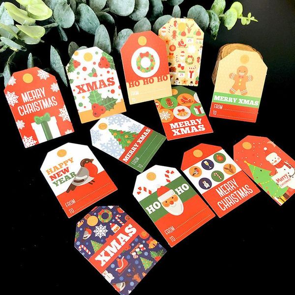 144pcs christmas paper tags diy handmade crafts with rope packaging labels gift wrapping wedding party favor
144pcs christmas paper tags diy handmade crafts with rope packaging labels gift wrapping wedding party favor