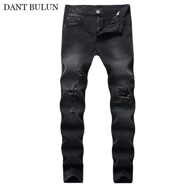 men's jeans men casual distressed hole torn ripped slim pants destroyed denim trousers skinny pencil streetwear, Blue
men's jeans men casual distressed hole torn ripped slim pants destroyed denim trousers skinny pencil streetwear, Blue