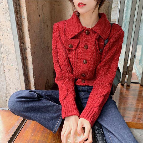 autumn and winter new cardigan knitted warm women's long sleeve heart machine bottomed sweater student design sense wool t-shirt
autumn and winter new cardigan knitted warm women's long sleeve heart machine bottomed sweater student design sense wool t-shirt