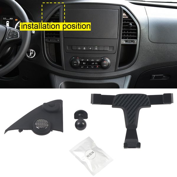 fit for mercedes-benz vito w447 -2020 accessories carbon black mobile cell phone holder car air vent mount stand 1 set
fit for mercedes-benz vito w447 -2020 accessories carbon black mobile cell phone holder car air vent mount stand 1 set