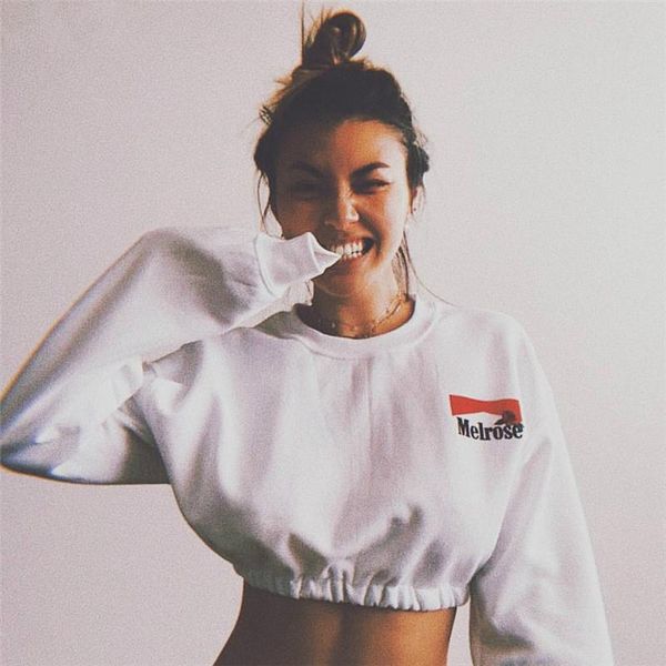 sweatshirts women fashion cropped o-neck long sleeve sweatshirt pullover 2020 new ladies white casual loose crop top, Black
sweatshirts women fashion cropped o-neck long sleeve sweatshirt pullover 2020 new ladies white casual loose crop top, Black