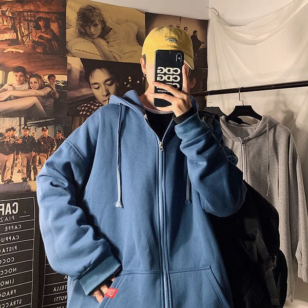 autumn 2021 winter new hoodies with cardigan hood loose male fashion and stuffed cargo jacket nl1r, Black
autumn 2021 winter new hoodies with cardigan hood loose male fashion and stuffed cargo jacket nl1r, Black