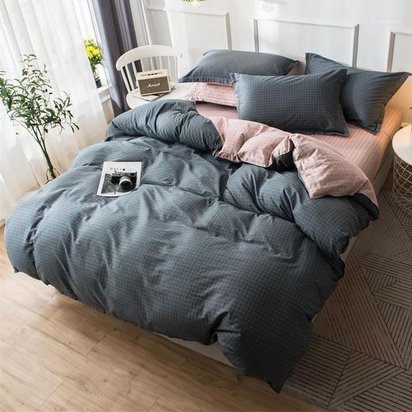 cotton 4-piece quilt 4pcs bedding set twin plaid microfiber soft luxurious pillow cases sheets covers gray1
cotton 4-piece quilt 4pcs bedding set twin plaid microfiber soft luxurious pillow cases sheets covers gray1