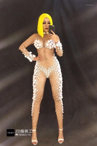 women white hair ball rhinestone jumpsuit night club female singer dance costume costume party celebration birthday1, Black;white
women white hair ball rhinestone jumpsuit night club female singer dance costume costume party celebration birthday1, Black;white