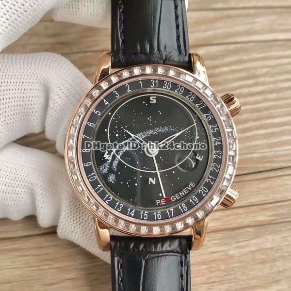 new 44mm grand complications celestial diamond bezel rose gold cal.240 automatic mens watch 6104r-001 black dial leather strap gents watches, Slivery;brown
new 44mm grand complications celestial diamond bezel rose gold cal.240 automatic mens watch 6104r-001 black dial leather strap gents watches, Slivery;brown