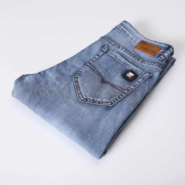 summer autumn jeans men pant mid-waist elastic straight jeans men business casual denim trousers blue plus size 401
summer autumn jeans men pant mid-waist elastic straight jeans men business casual denim trousers blue plus size 401