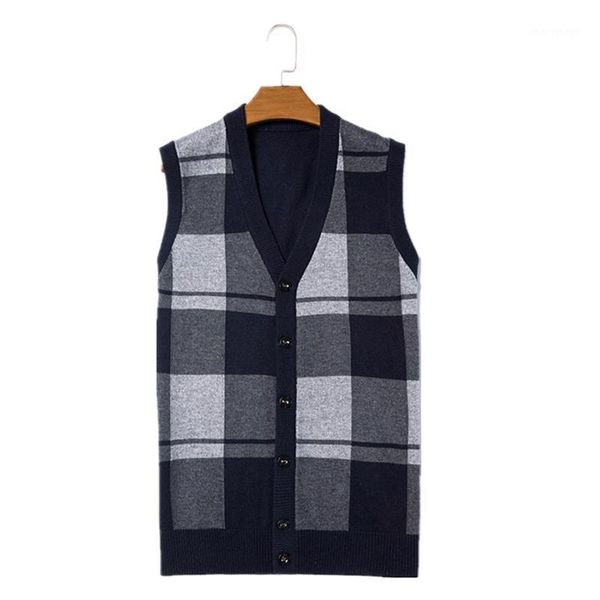 men's vests sweater cardigan vest men v-neck plaid waistcoats business casual slim sleeveless chalecos para hombre autumn knitted mens, Black;white
men's vests sweater cardigan vest men v-neck plaid waistcoats business casual slim sleeveless chalecos para hombre autumn knitted mens, Black;white