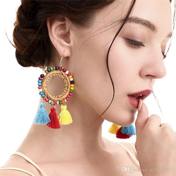 dangle earrings for women chandelier handmade long tassel drop hoop earring ethnic bohemian beaded tassel summer beach jewelry gift, Silver
dangle earrings for women chandelier handmade long tassel drop hoop earring ethnic bohemian beaded tassel summer beach jewelry gift, Silver