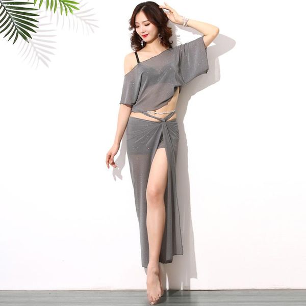 stage wear belly dance summer female temperament suit practice clothes oriental dancewear shirt performance skirt women, Black;red
stage wear belly dance summer female temperament suit practice clothes oriental dancewear shirt performance skirt women, Black;red