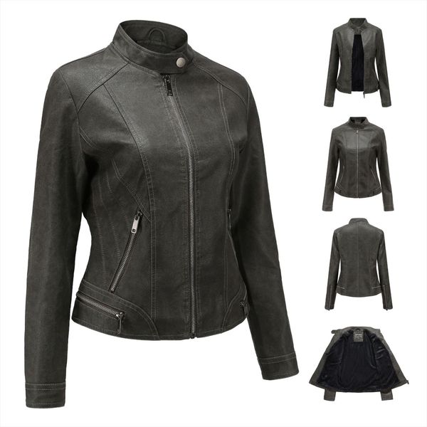2019 new arrial women autumn winter suede faux leather biker jackets lady fashion matte motorcycle coat outwear chaqueta mujer, Black
2019 new arrial women autumn winter suede faux leather biker jackets lady fashion matte motorcycle coat outwear chaqueta mujer, Black