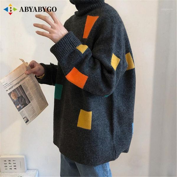 2021 new arrival turtleneck sweater mens korean loose winter warm knit sweater casual turtle neck long sleeve couple clothes1, White;black
2021 new arrival turtleneck sweater mens korean loose winter warm knit sweater casual turtle neck long sleeve couple clothes1, White;black