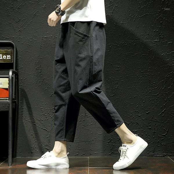 autumn men's new personality fashion chinese style temperament solid color large size loose youth cotton wild casual nine pants1, Black
autumn men's new personality fashion chinese style temperament solid color large size loose youth cotton wild casual nine pants1, Black