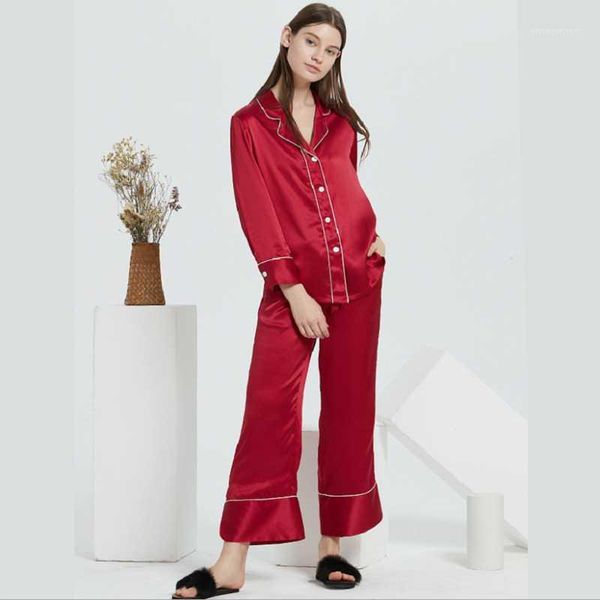 women's sleepwear manufacturer direct selling 19 mmi heavy weight silk pajamas set ()1, Black;red
women's sleepwear manufacturer direct selling 19 mmi heavy weight silk pajamas set ()1, Black;red