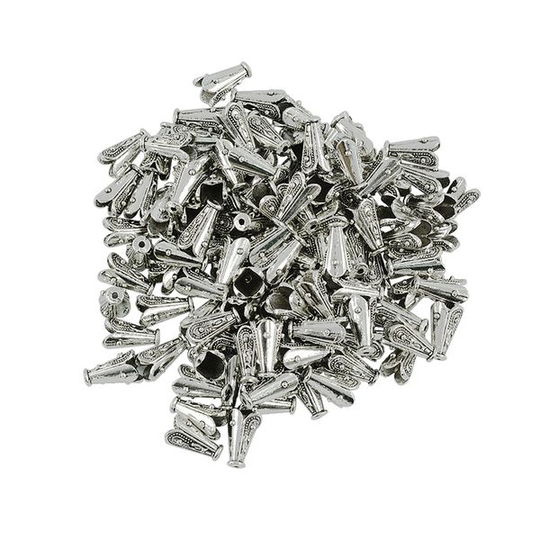 100 pieces tibetan style alloy flower bead caps tassel caps beads spacers jewelry makings 12x7mm, 3d bump pewter caps for chains, cone
100 pieces tibetan style alloy flower bead caps tassel caps beads spacers jewelry makings 12x7mm, 3d bump pewter caps for chains, cone