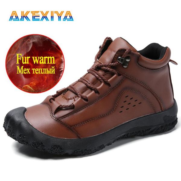 brand men's boots thick plush warm men's winter boots british style platform shoes handmade leather snow, Black
brand men's boots thick plush warm men's winter boots british style platform shoes handmade leather snow, Black