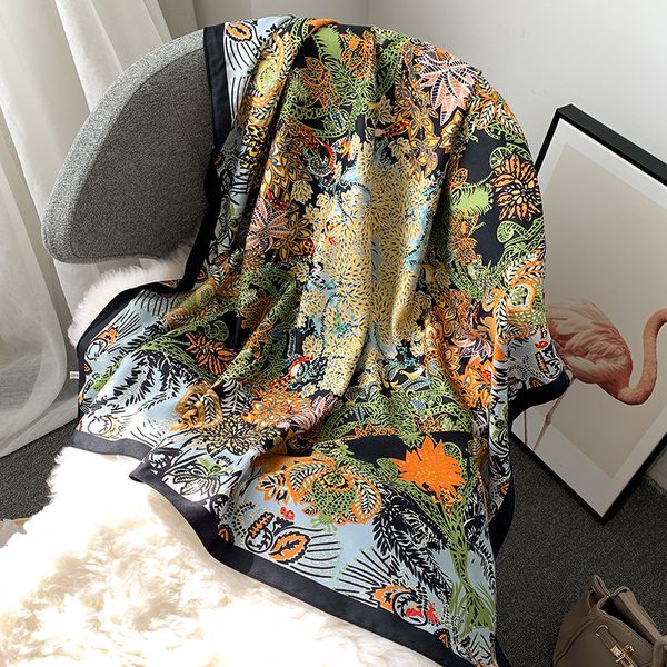 vipwomen's foreign 90x90cm big beautiful style square fashion hangzhou scarf silk autumn winter scarves mvp, Blue;gray
vipwomen's foreign 90x90cm big beautiful style square fashion hangzhou scarf silk autumn winter scarves mvp, Blue;gray