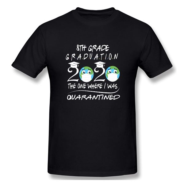 8th grade class of 2020 quarantined 8th grade men's basic short sleeve t-shirt european size sport hooded sweatshirt hoodie