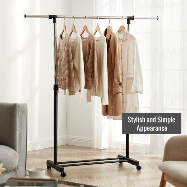hooks & rails removable garment rack rolling clothes holder storage organizer with bottom shelf adjustable height length for home bedroom
hooks & rails removable garment rack rolling clothes holder storage organizer with bottom shelf adjustable height length for home bedroom