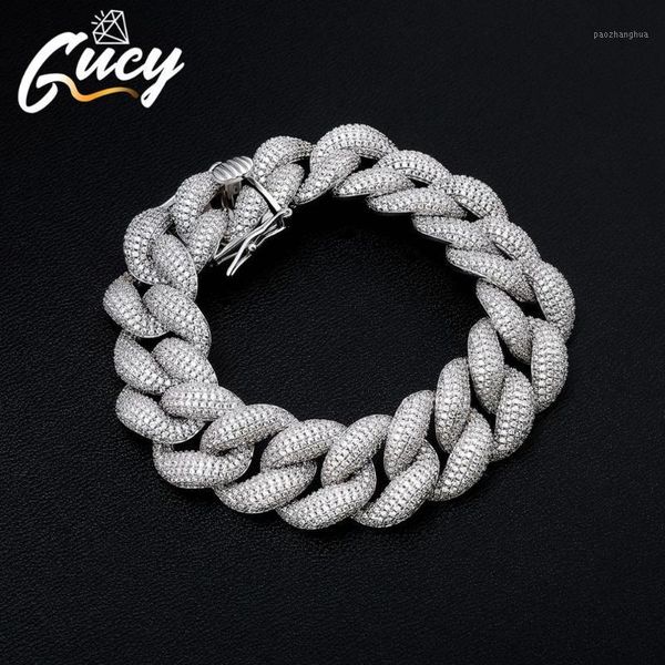 fashion miami cuban men's hip hop jewelry zirconia silver color bracelets link chain, Black
fashion miami cuban men's hip hop jewelry zirconia silver color bracelets link chain, Black
