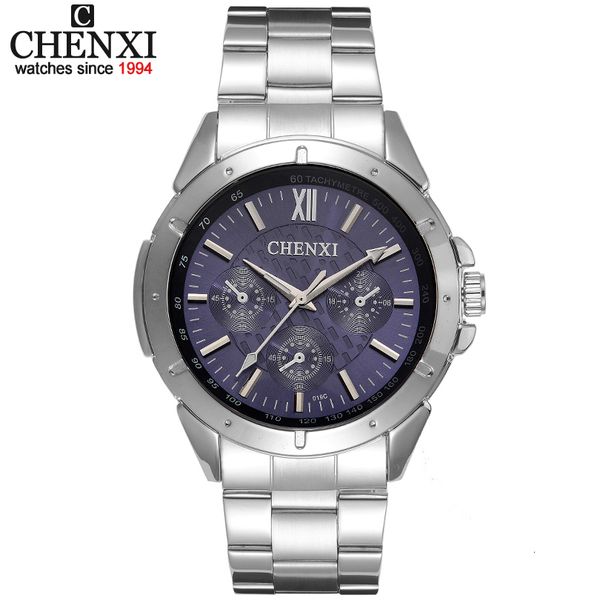 chenxi men stainless steel band watches men's quartz watch man brand fashion clock wristwatches montre homme xfcs, Silver
chenxi men stainless steel band watches men's quartz watch man brand fashion clock wristwatches montre homme xfcs, Silver
