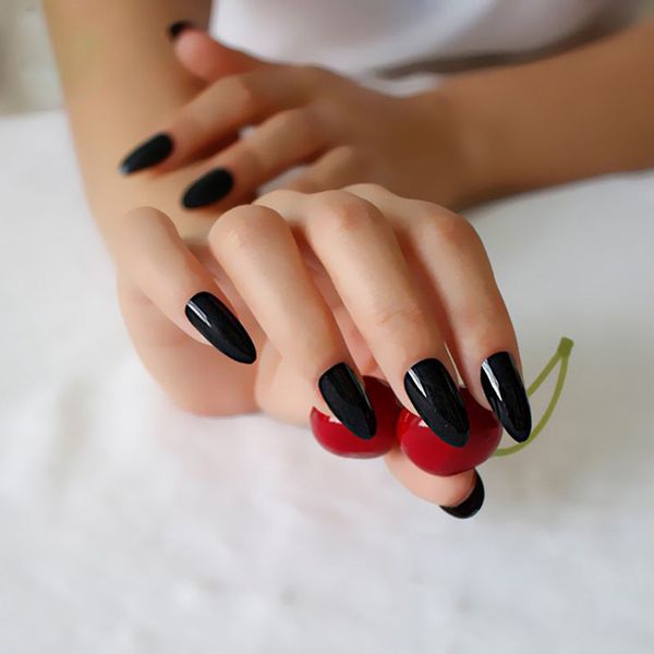 false nails 24pcs black full cover sharp ending nail tips fake acrylic stiletto normal sizes diy salon, Red;gold
false nails 24pcs black full cover sharp ending nail tips fake acrylic stiletto normal sizes diy salon, Red;gold