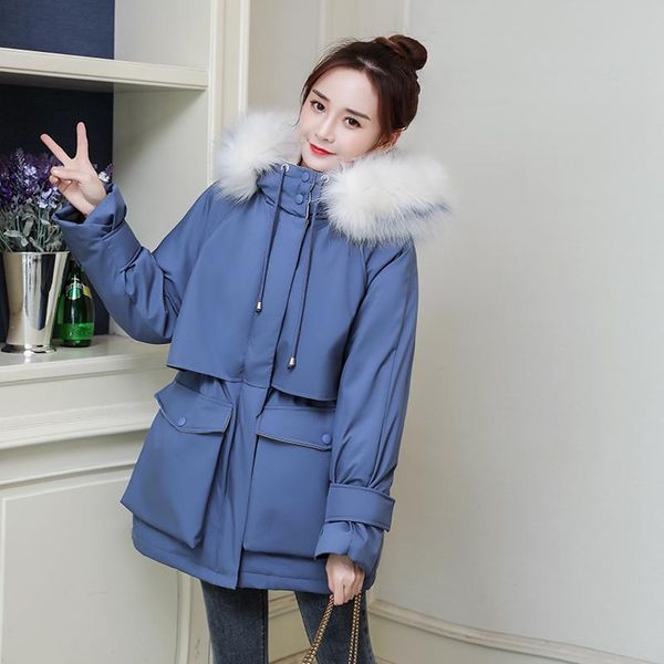 2020 new short hooded parka coat winter jacket women warm big pockets fashion casual fur collar jacket female office lady, Black
2020 new short hooded parka coat winter jacket women warm big pockets fashion casual fur collar jacket female office lady, Black