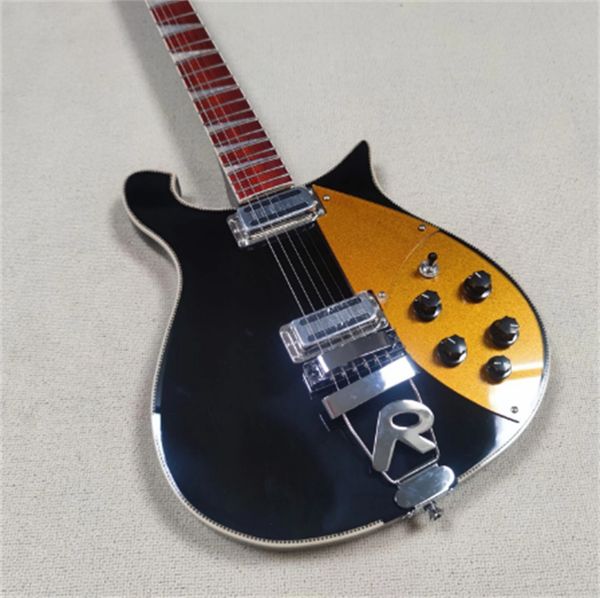 660//6 string electric guitar ricken,black paint body, gold-plated protective cover, high-quality customization,delivery guitarra guitars
660//6 string electric guitar ricken,black paint body, gold-plated protective cover, high-quality customization,delivery guitarra guitars