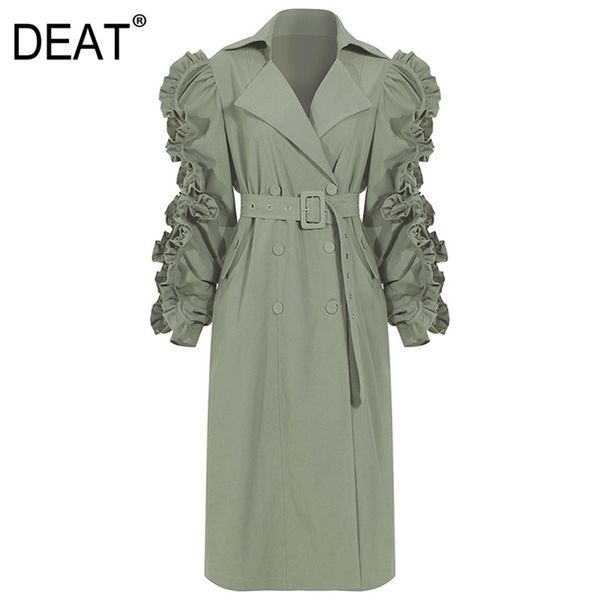 deat turn-down collar ruffles patchwork full sleeves shoulder high waist double breasted waist belt female windbreaker wo03106l 201211, Tan;black
deat turn-down collar ruffles patchwork full sleeves shoulder high waist double breasted waist belt female windbreaker wo03106l 201211, Tan;black