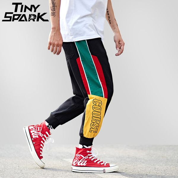 colorful patchwork ankle pants hop hip baggy harem pant streetwear jogger sweatpant cotton casual track trousers, Black
colorful patchwork ankle pants hop hip baggy harem pant streetwear jogger sweatpant cotton casual track trousers, Black