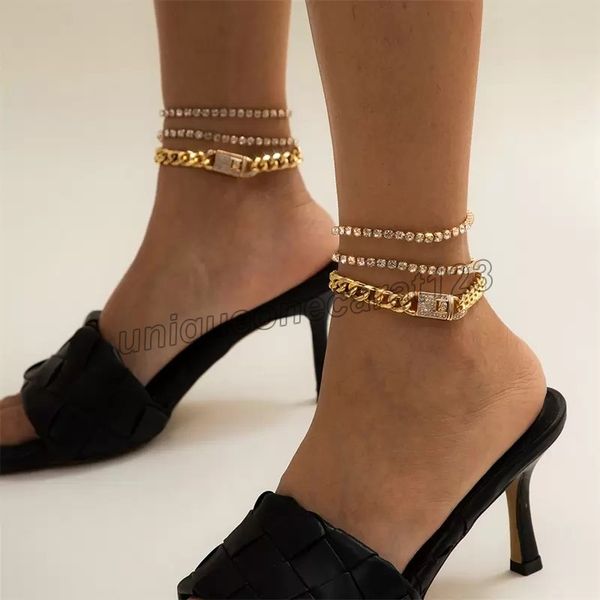 iced out cuban chain anklet bracelet silver gold multilayer crystal tennis foot bracelets for women summer fashion jewelry, Red;blue
iced out cuban chain anklet bracelet silver gold multilayer crystal tennis foot bracelets for women summer fashion jewelry, Red;blue