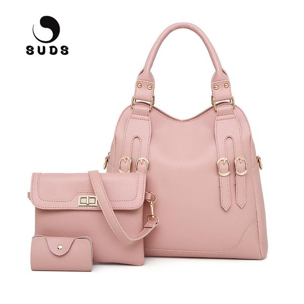 suds brand 3pcs/set women leather handbags large capacity composite bag female shoulder crossbody bags handle bolsa feminina
suds brand 3pcs/set women leather handbags large capacity composite bag female shoulder crossbody bags handle bolsa feminina