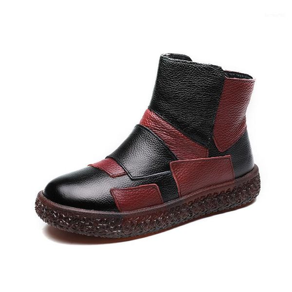 boots woman ankle winter leather handmade boot 2021 genuine for women shoes vintage ladies warm shoes1, Black
boots woman ankle winter leather handmade boot 2021 genuine for women shoes vintage ladies warm shoes1, Black