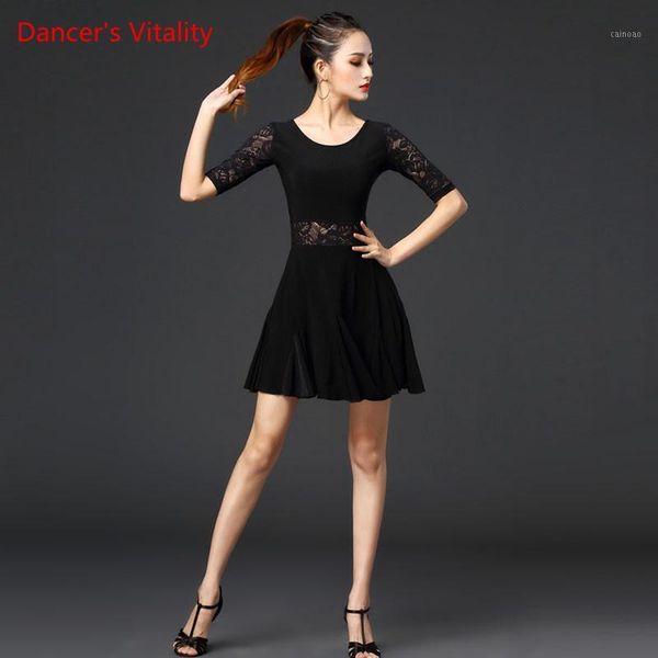 latin dance national standard ballroom dancing exercise clothing female dress practice clothes spring and summer1, Black;red
latin dance national standard ballroom dancing exercise clothing female dress practice clothes spring and summer1, Black;red