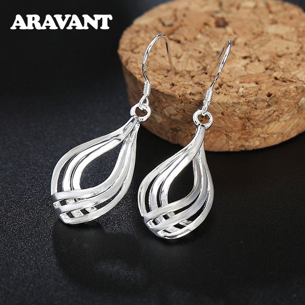 925 silver earrings for women twist wave line water drop earring fashion jewelry q1219
925 silver earrings for women twist wave line water drop earring fashion jewelry q1219