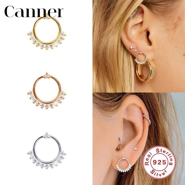 stud canner 1pcs 925 sterling silver luxury cz earrings for women wedding valentine's day circle piercing pendientes jewelry w5, Golden;silver
stud canner 1pcs 925 sterling silver luxury cz earrings for women wedding valentine's day circle piercing pendientes jewelry w5, Golden;silver