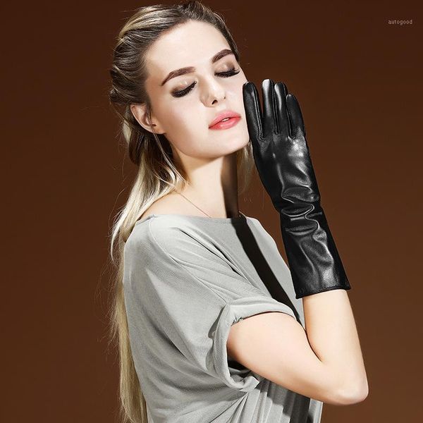five fingers gloves leather ladies 32cm long korean catwalk show stage performance women touch screen sheepskin black hand gloves1, Blue;gray
five fingers gloves leather ladies 32cm long korean catwalk show stage performance women touch screen sheepskin black hand gloves1, Blue;gray