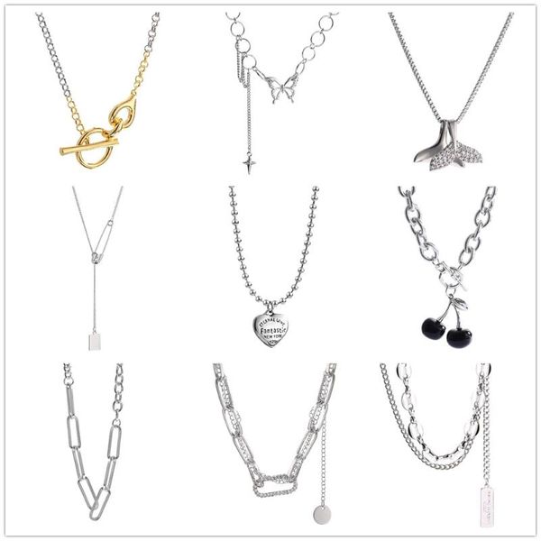 chains min hip hop charm necklace, cool, retro, double layer, fishtail, paperclip, butterfly, cherry, unisex, woman, harajuku, 2021, Silver
chains min hip hop charm necklace, cool, retro, double layer, fishtail, paperclip, butterfly, cherry, unisex, woman, harajuku, 2021, Silver