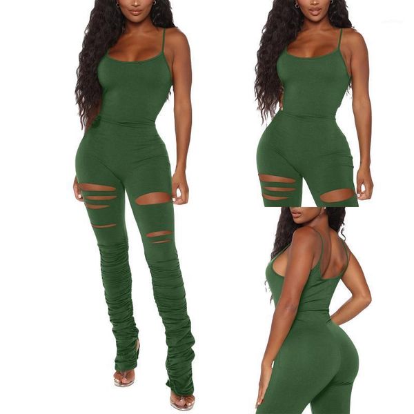 holes hollow out jumpsuits black stacked pants women sleeveless strap one-piece streetwear destroyed romper1, Black;white
holes hollow out jumpsuits black stacked pants women sleeveless strap one-piece streetwear destroyed romper1, Black;white