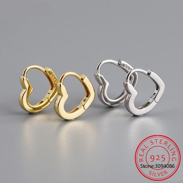 stud arrival fashion real 925 sterling silver minimalist love heart earrings for women fine jewelry accessories 2021, Golden;silver 
stud arrival fashion real 925 sterling silver minimalist love heart earrings for women fine jewelry accessories 2021, Golden;silver