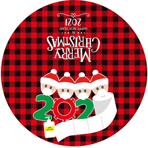 90cm christmas decorations tree skirts plaid print carpet rugs for christmas trees creative quarantine family face mask pattern e101205
90cm christmas decorations tree skirts plaid print carpet rugs for christmas trees creative quarantine family face mask pattern e101205